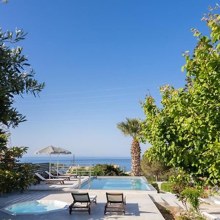 Queens Gem Luxury Villa - Private Heated Jacuzzi - Pool Hersonissos  Esterno foto