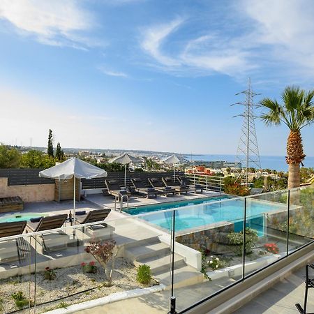 Queens Gem Luxury Villa - Private Heated Jacuzzi - Pool Hersonissos  Esterno foto