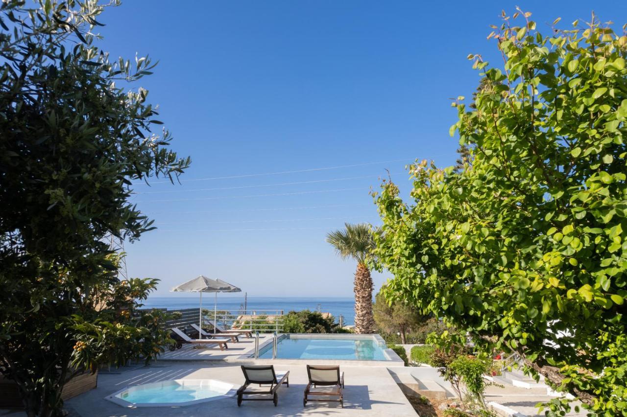 Queens Gem Luxury Villa - Private Heated Jacuzzi - Pool Hersonissos  Esterno foto